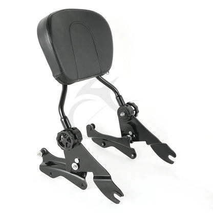 Adjustable Sissy Bar Backrest for Harley Touring Models 2014-2024