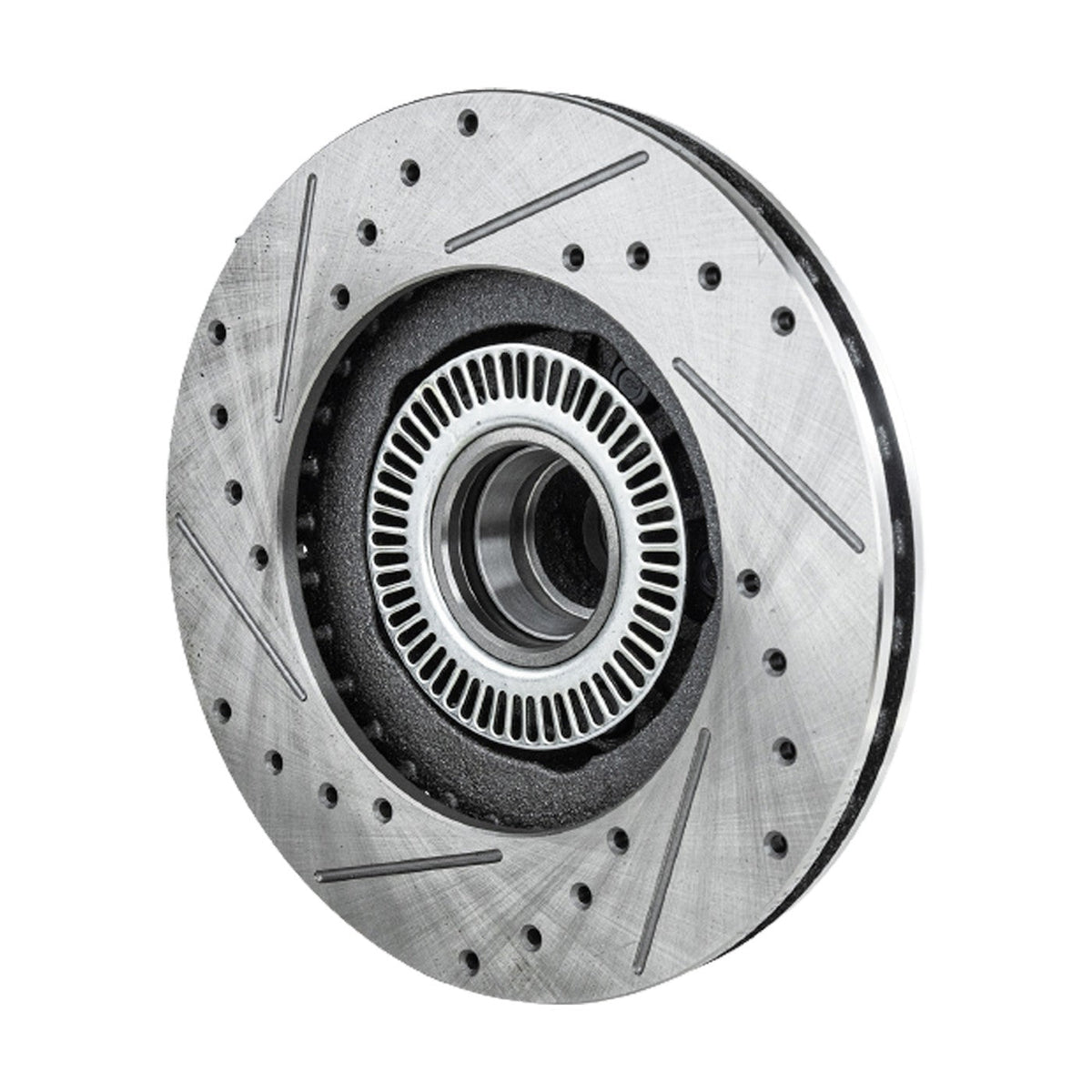 Brake Disc and Pad Kit - Cross-drilled for 1998-2002 Ford Ranger