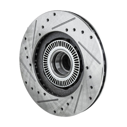 Brake Disc and Pad Kit - Cross-drilled for 1998-2002 Ford Ranger