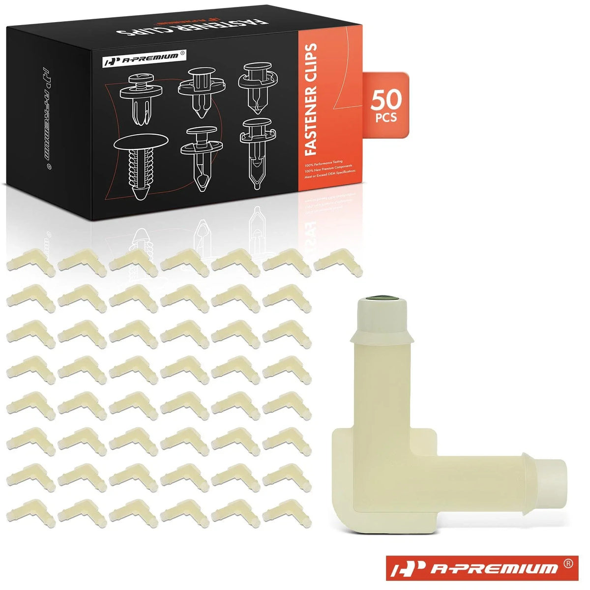50Pcs Nylon Elbow Connector Clips for Ford