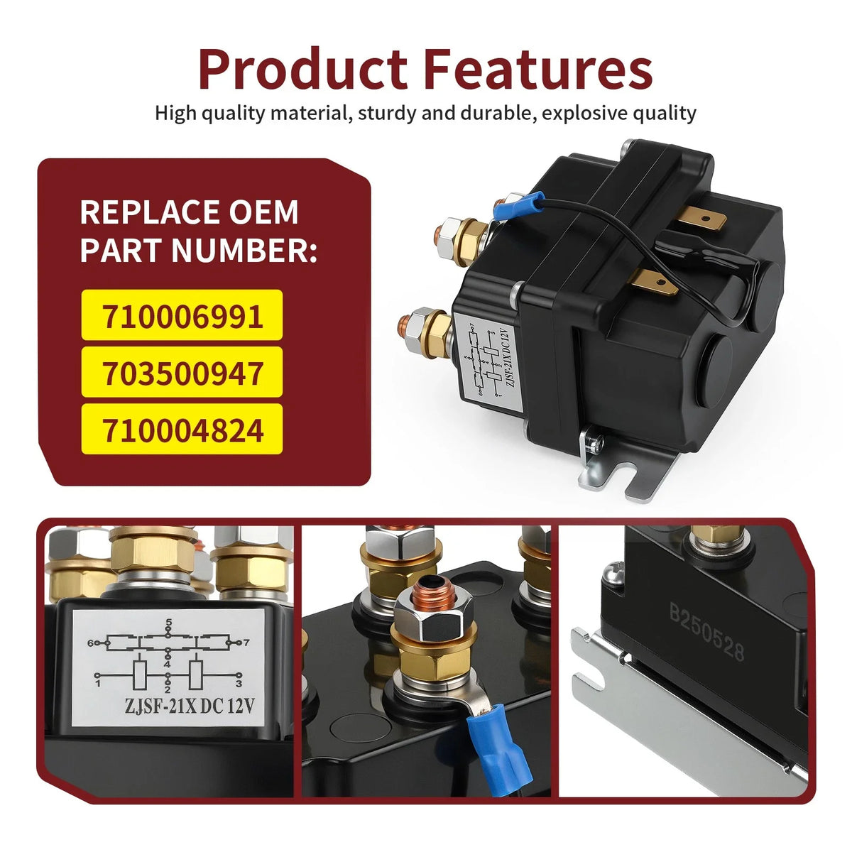 Electrical System Solenoid for Can-Am Maverick 1000R (2017–2018)