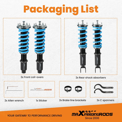 Lowering Coilovers Adjustable Kit for Acura TSX 2009-2014