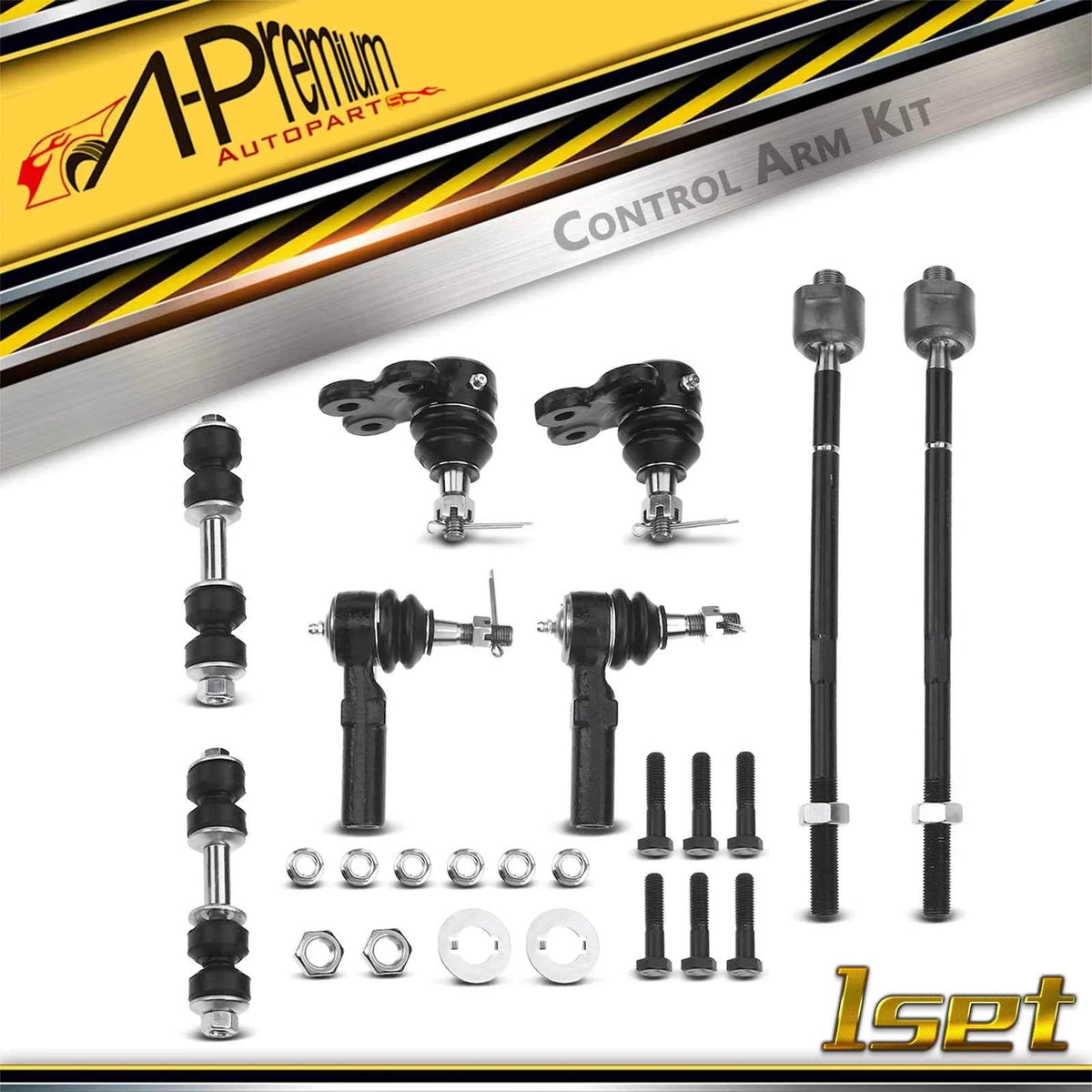 Set of 8 Front Ball Joints for Buick LeSabre, Olds, Pontiac