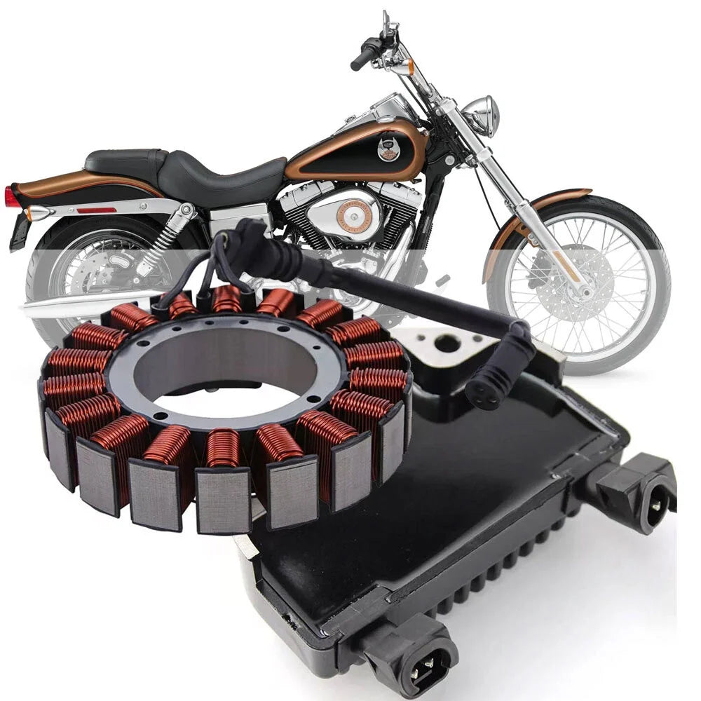 Stator & Regulator Rectifier for Harley Dyna (2008–2016) Repl# 30017-08, 74631-08