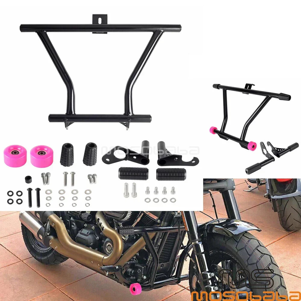 2018-2021 Harley Softail Sport Glide FLSB Front Engine Guard Crash Bar