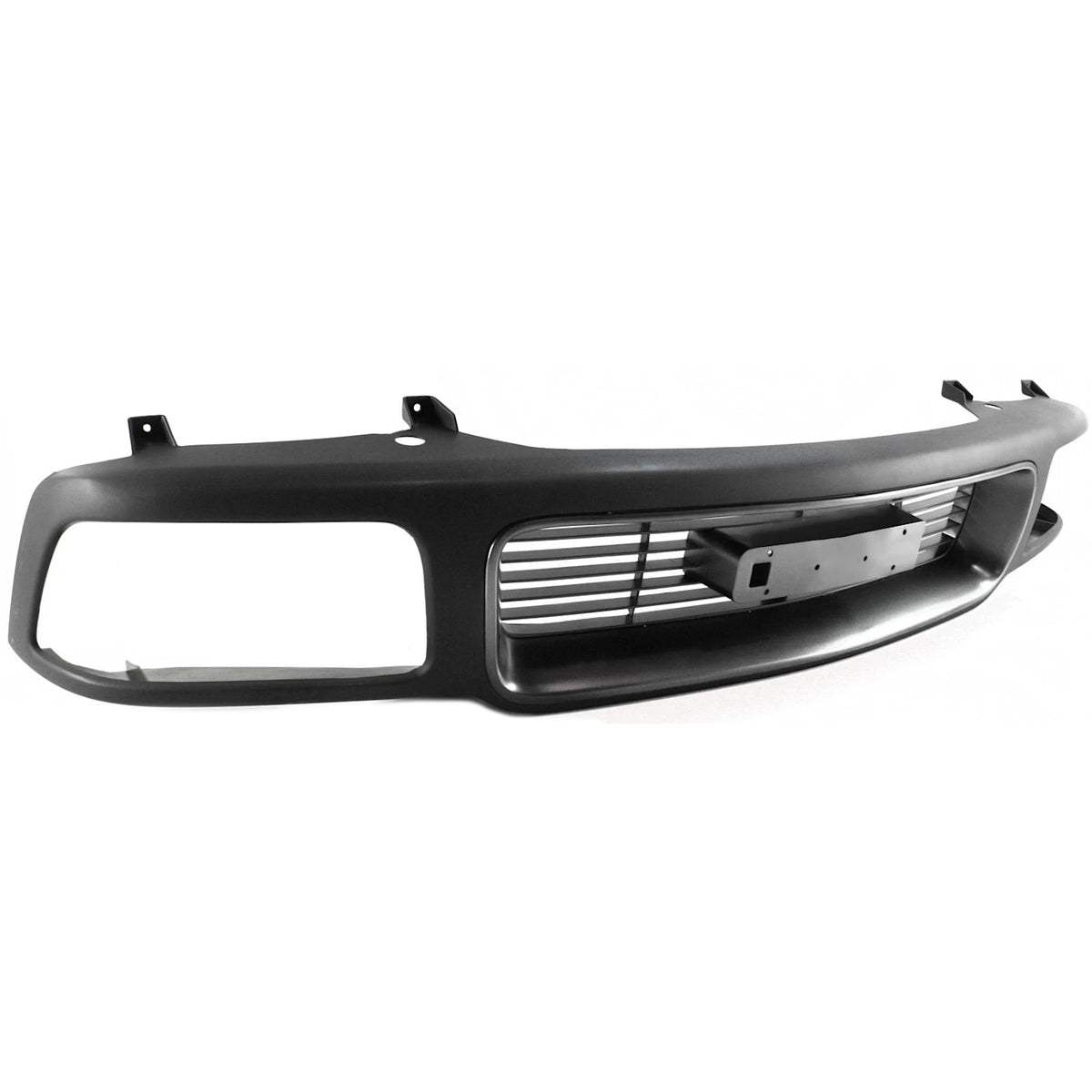 Grille for GMC Jimmy Sonoma (1994–1997) Black Shell Silver Insert