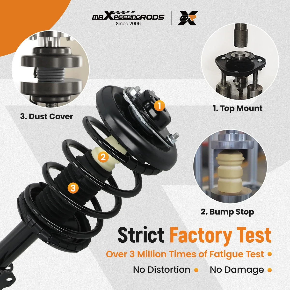 Quick Install Front Strut Spring Assembly for Nissan Maxima (2000-2001)