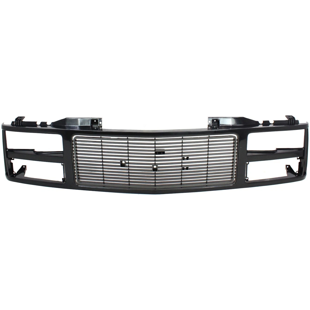 Grille for GMC K1500 C1500 (1988–1999) Dual Headlight Black Plastic