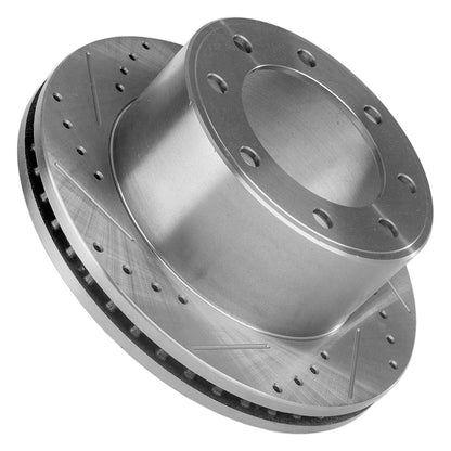 Brake Disc Set for Ford F-250 Super Duty 2008-2012, Slotted & Cross-drilled
