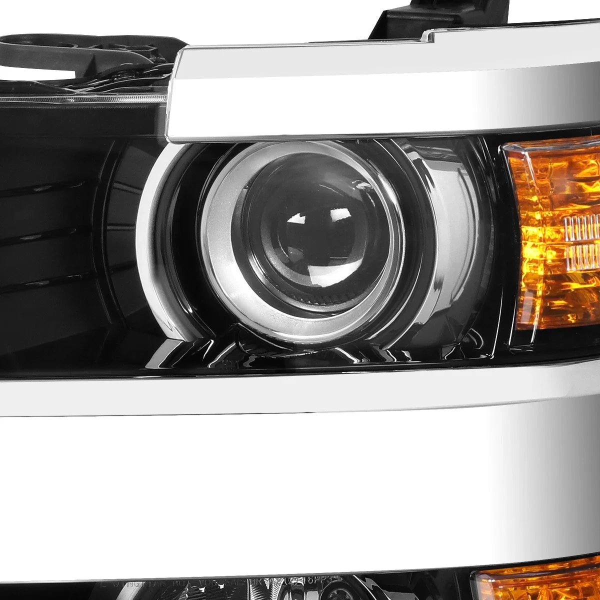 Left Side Front Projector Headlight Lamp for Silverado 2500HD 3500HD (2015–2019)