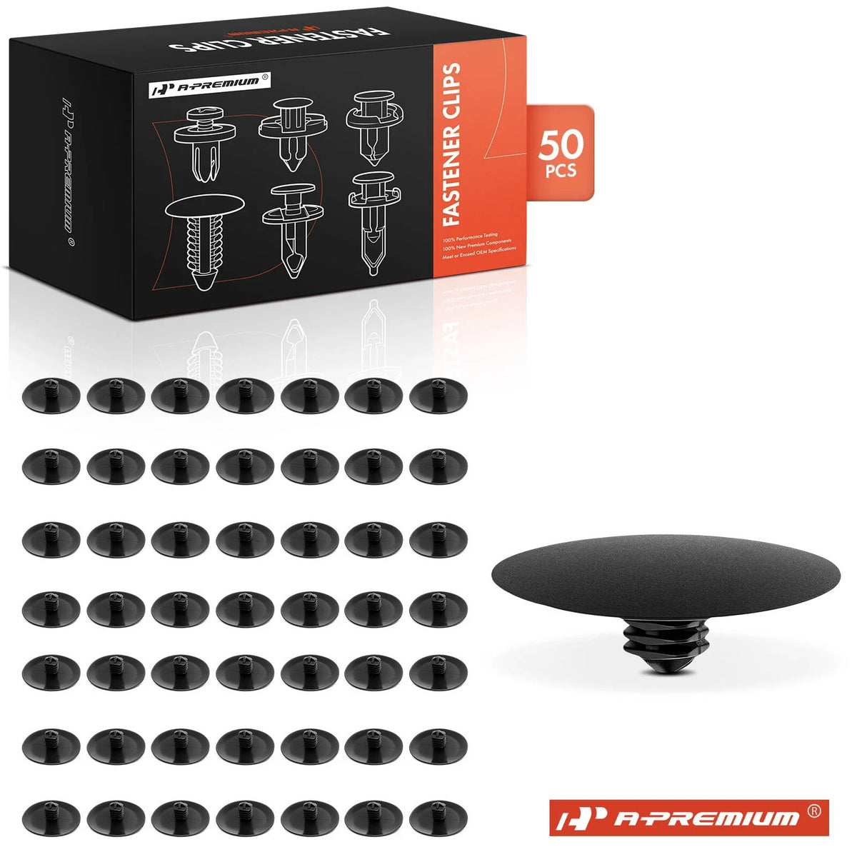 50Pcs Hood Insulation Retainers for Honda