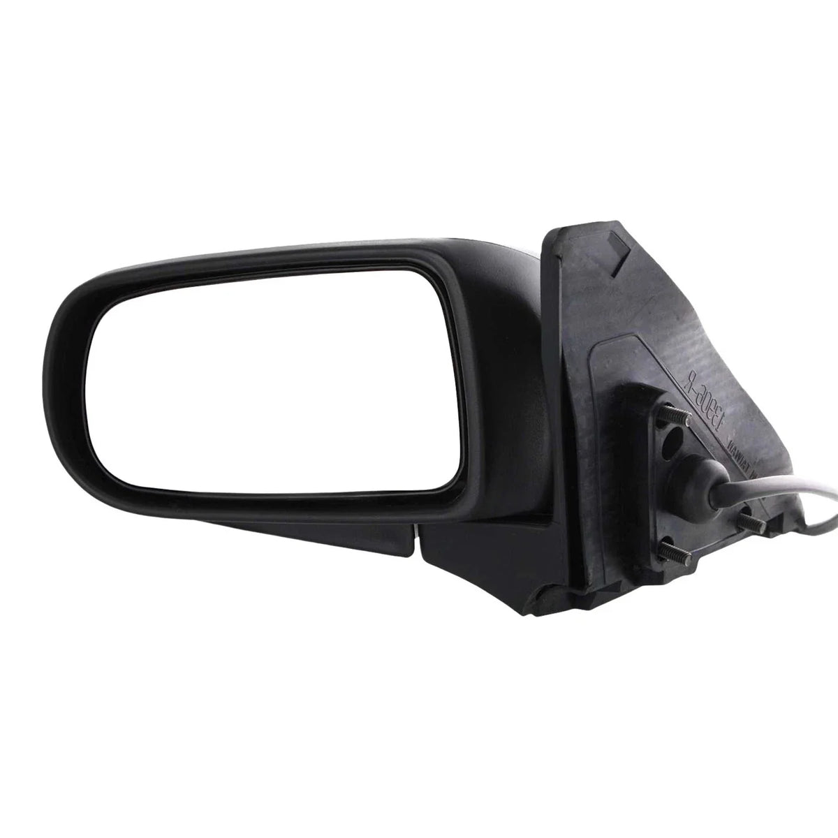 Textured Black Power Mirror Pair for 1999-2003 Mazda Protégé Manual Folding