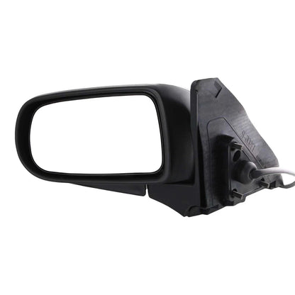 Textured Black Power Mirror Pair for 1999-2003 Mazda Protégé Manual Folding