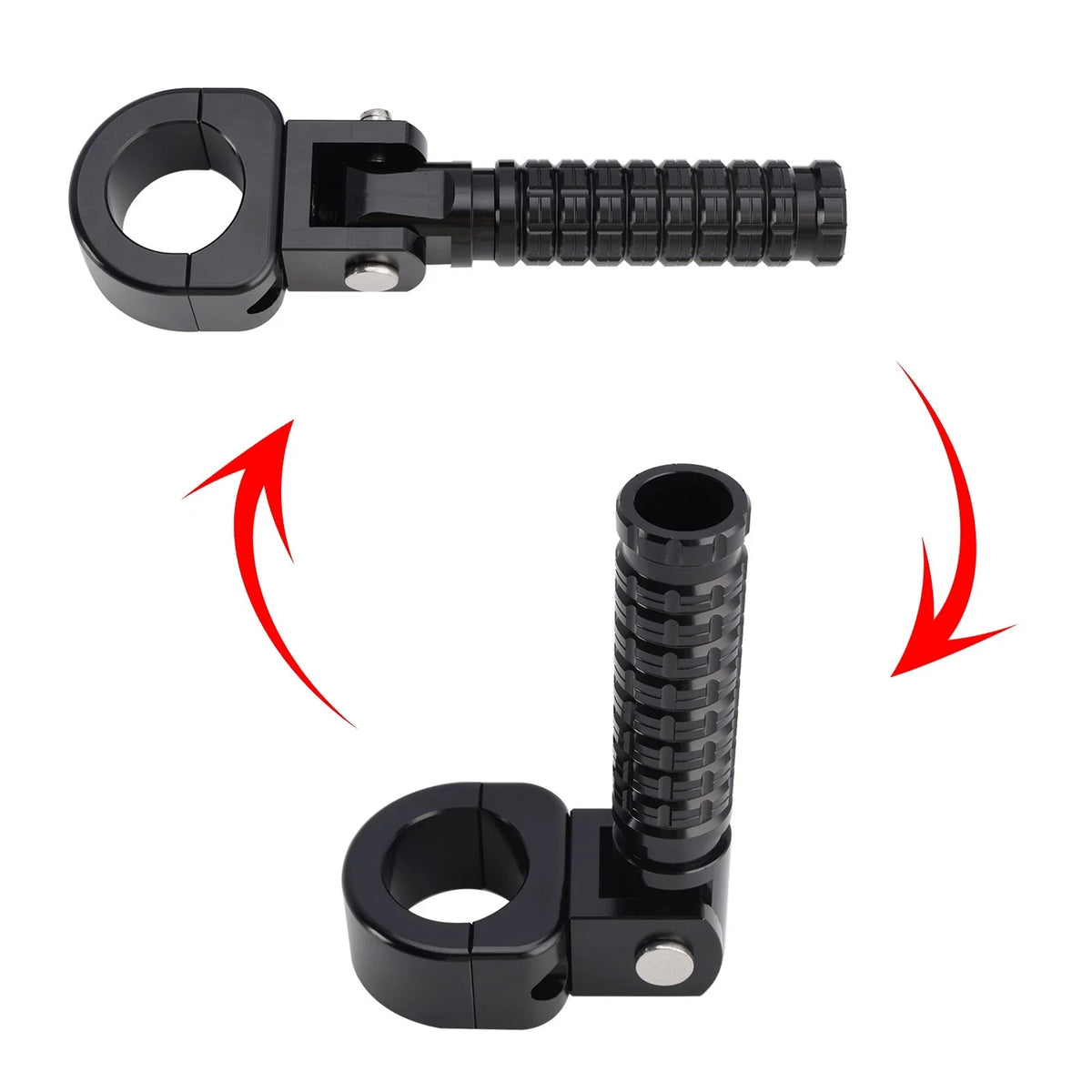 Motorcycle Footrests for 1.25" Bars - Universal Fit