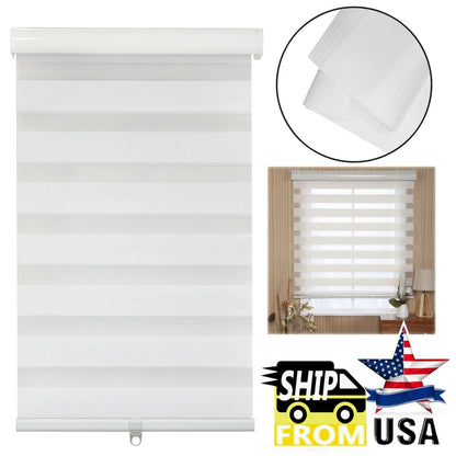 32" Horizontal Window Shade - Zebra Blinds (Day Night Dual Layer) for HTTMT
