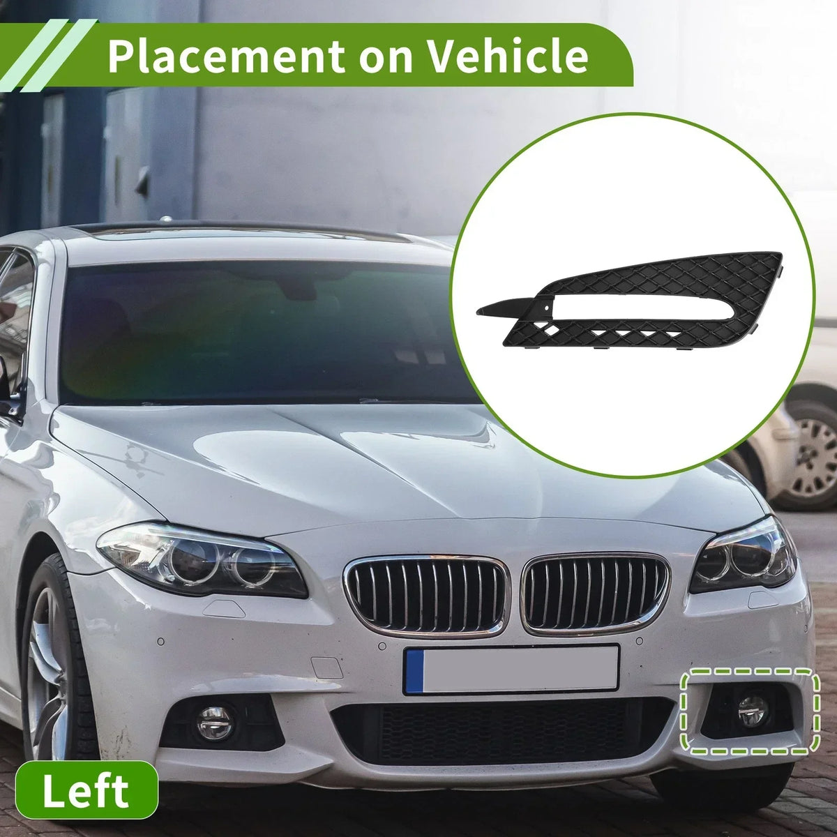 Left Front Fog Light Grill for Mercedes Benz W251 2009-2013