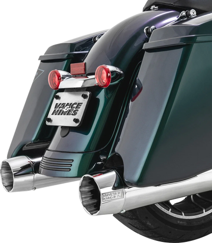 Slip-On Chrome Mufflers for Blackbird 450 by Vance & Hines (2014–2023)