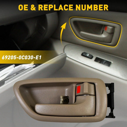 Inside Door Handle Trim for Toyota Sequoia Avalon (2001–2022) Beige Tan