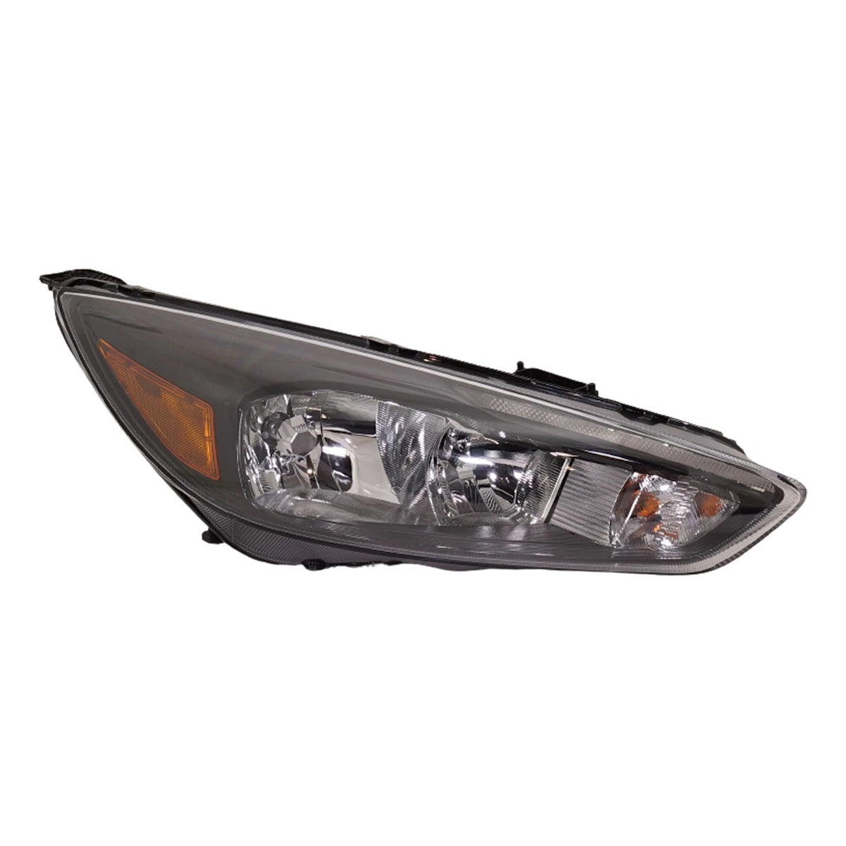 Set of 2 LH RH Headlights for Ford Focus (2015–2018) Halogen w/ LED DRL
