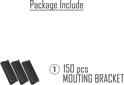 Privacy Tape Black Mounting Bracket for Chain Link Fence