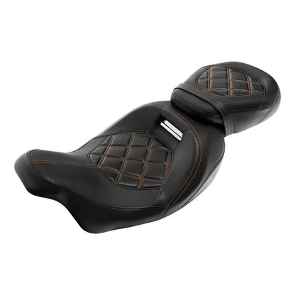 Black Seat for Harley Touring Street/Road Glide 2009-2023