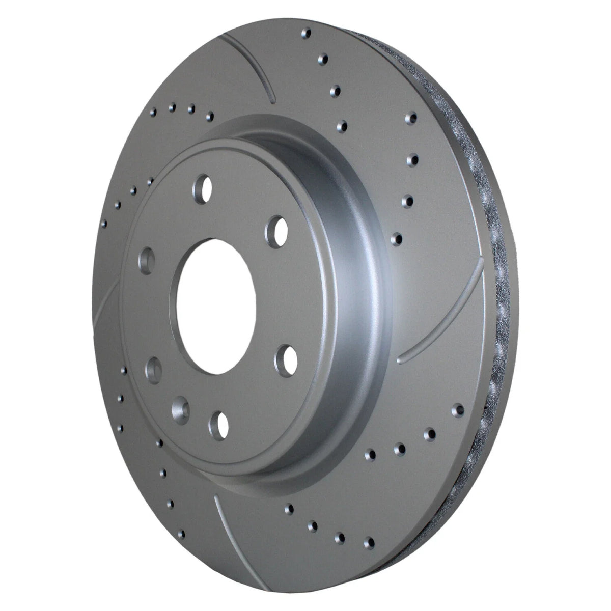Set of 2 Drilled 325mm Brake Rotors for Chevy GMC Saturn