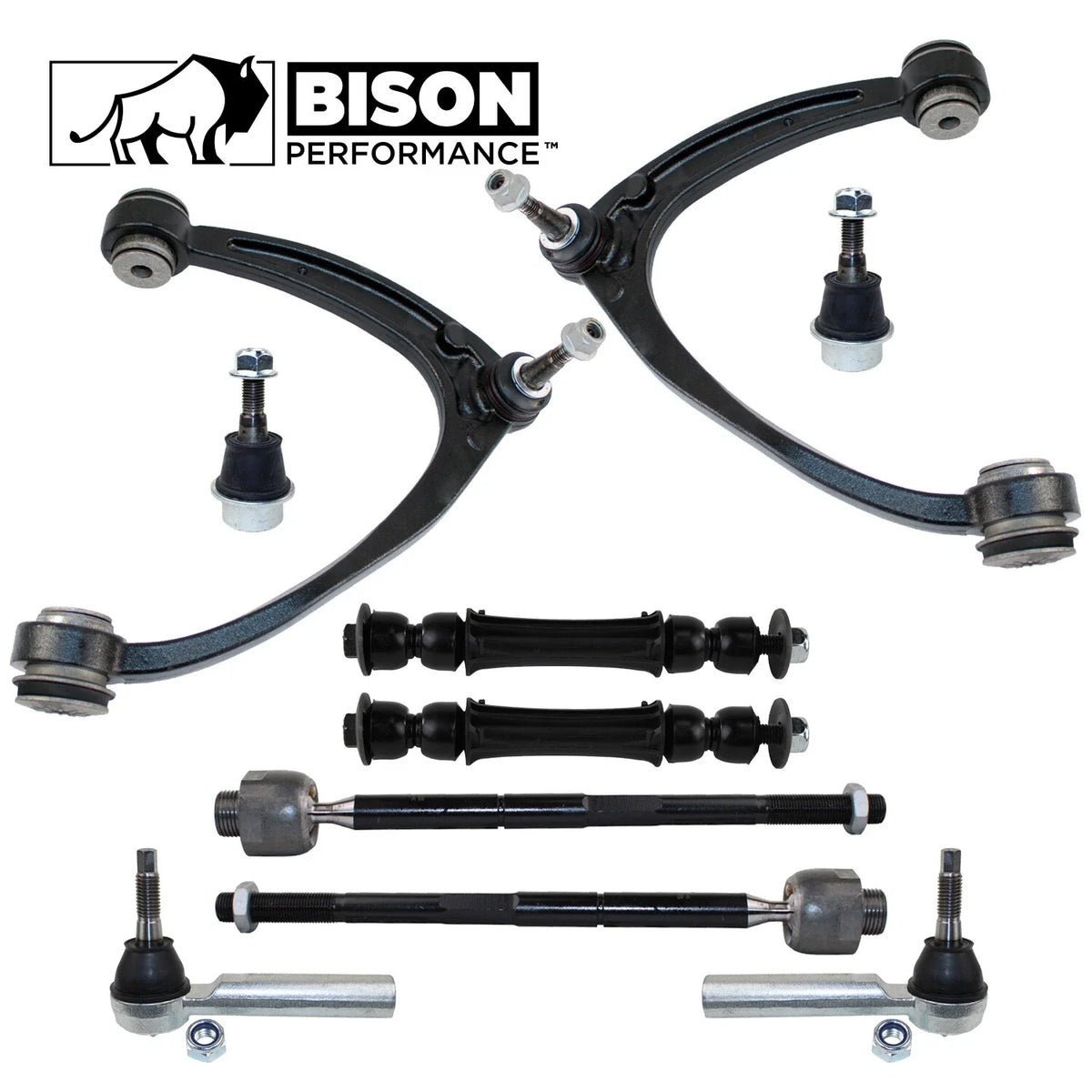 10pc Front Sway Bar and Control Arm Kit for GMC Chevy Vehicles