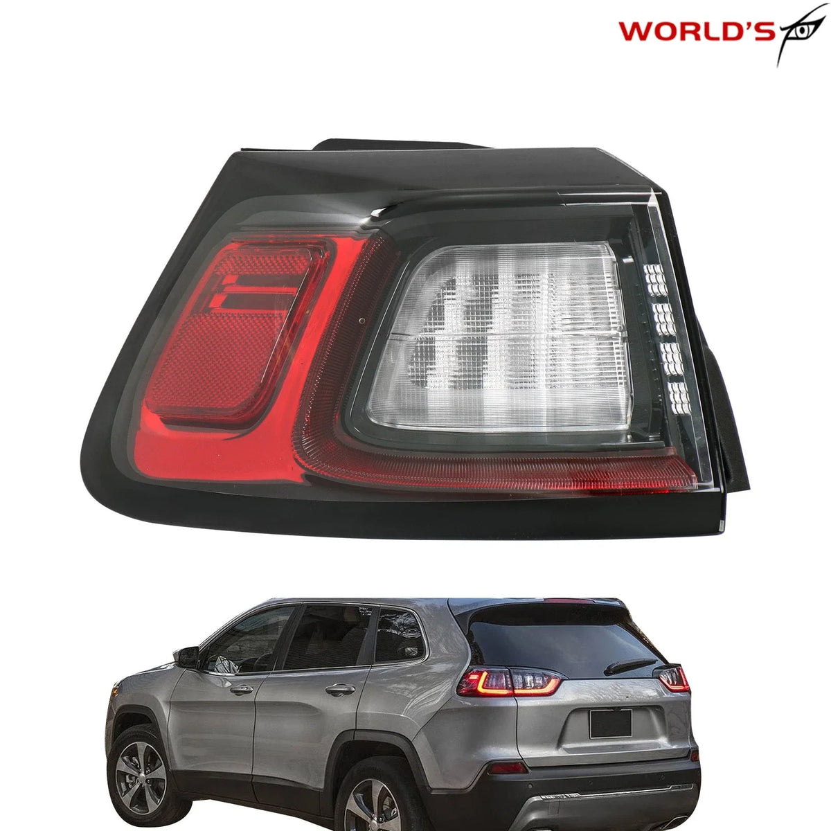 LED Tail Light for Jeep Cherokee (2019–2021) Rear Outer Left Brake Lamp