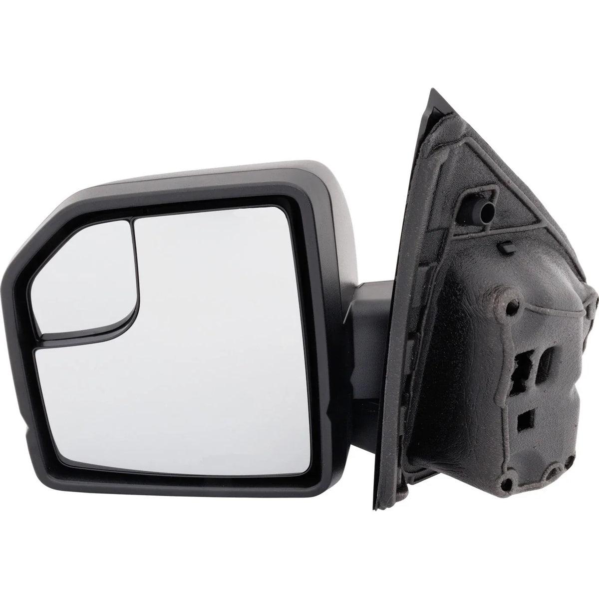 Driver Mirror for Ford F-150 (2015–2020) Manual Control Textured Black
