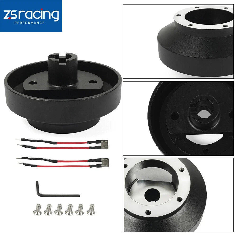 Steering Wheel Hub Adapter 6 Bolt Quick Release for Honda Civic 2001-2011