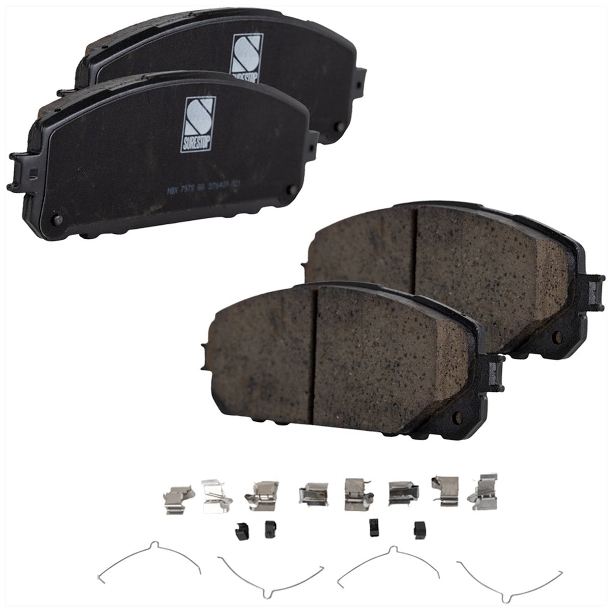 Front Brake Pad and Disc Rotor Set for Jeep Cherokee 2014-2022