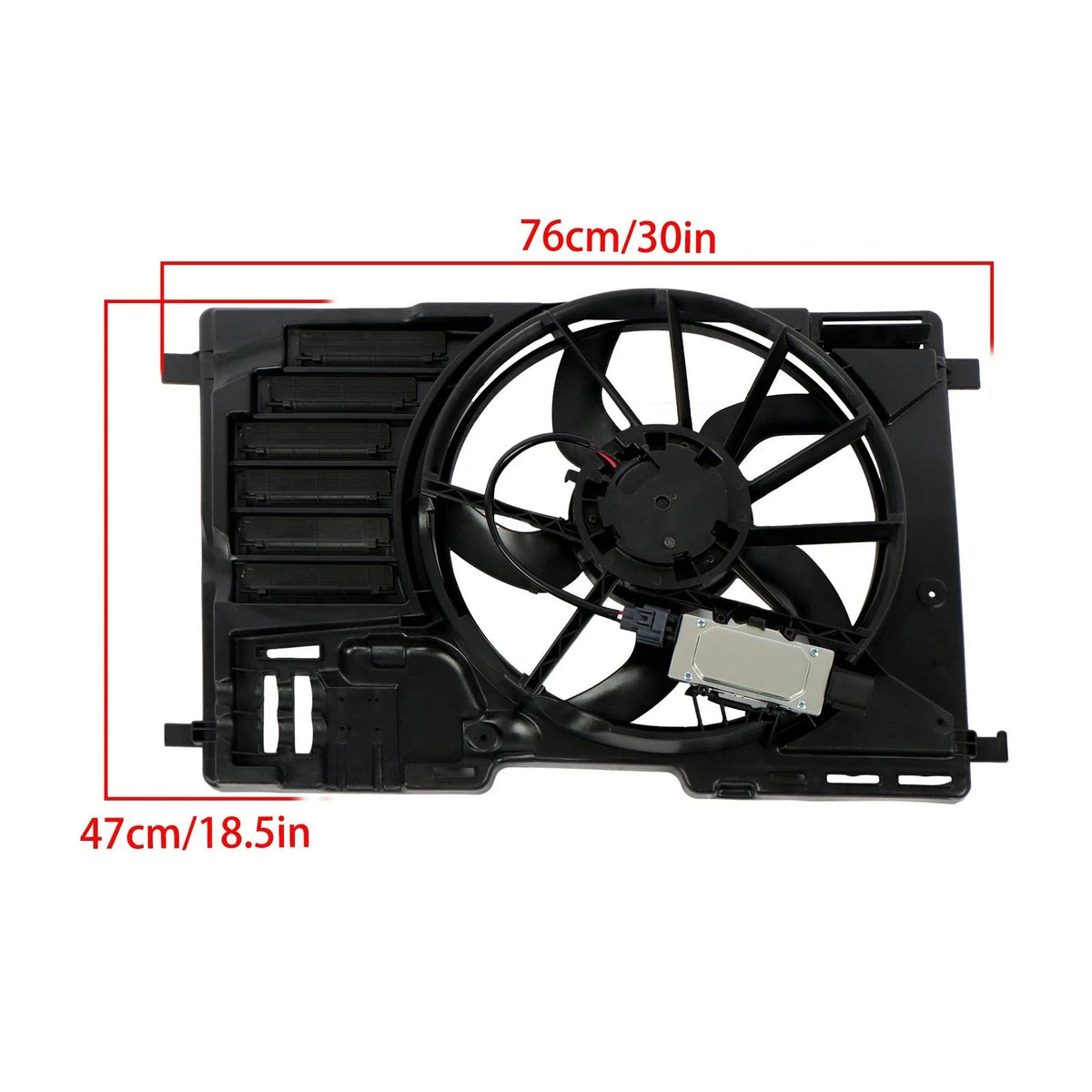 Radiator Cooling Fan with Module for Ford Escape 2.0L L4 (2013–2016)
