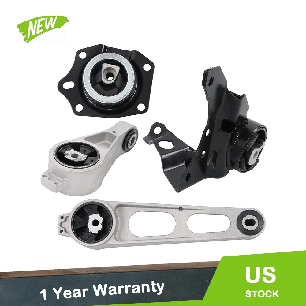 Set of 4 Engine and Transmission Mounts for Dodge Neon (2002–2005)