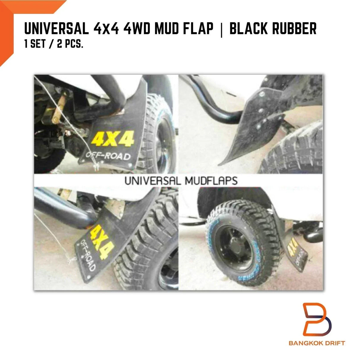 Mud Flaps Splash Guards 52x30cm for Mitsubishi Triton 4x4 Ute