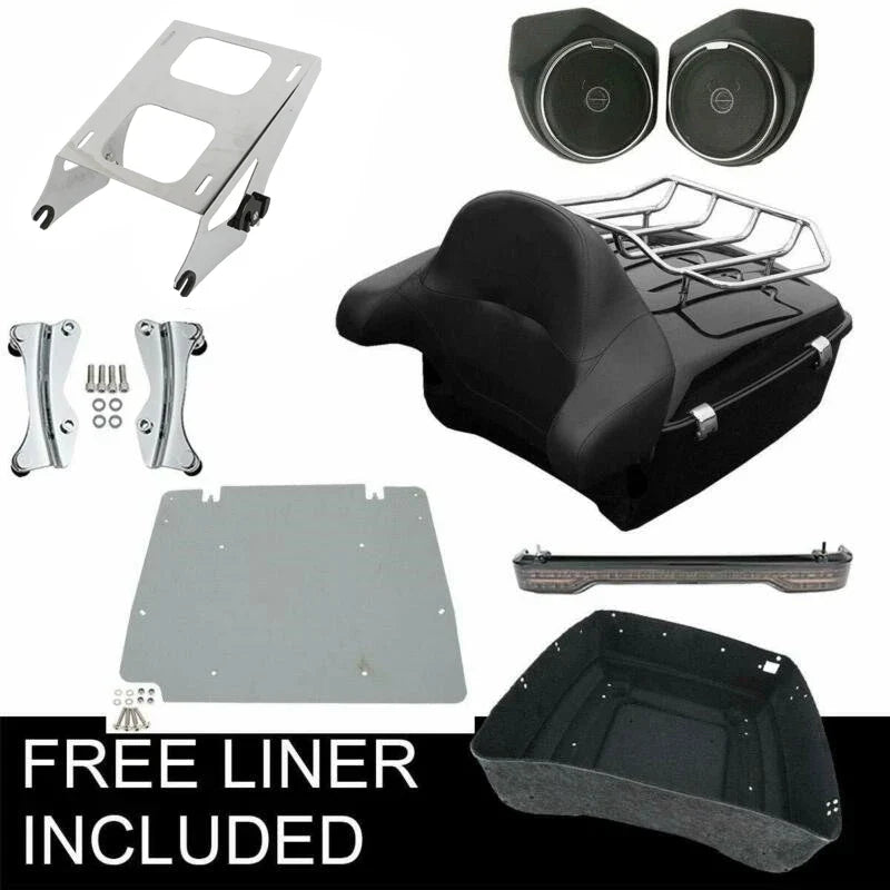 Trunk Backrest Speakers for Harley Touring Electra Glide (2014–2025)