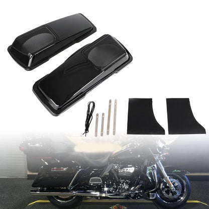 Hard Saddlebag Speaker Lids 6x9" for Harley Touring Models 1994-2013