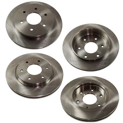 Front & Rear Disc Brake Rotors for Nissan Titan (2005–2007)
