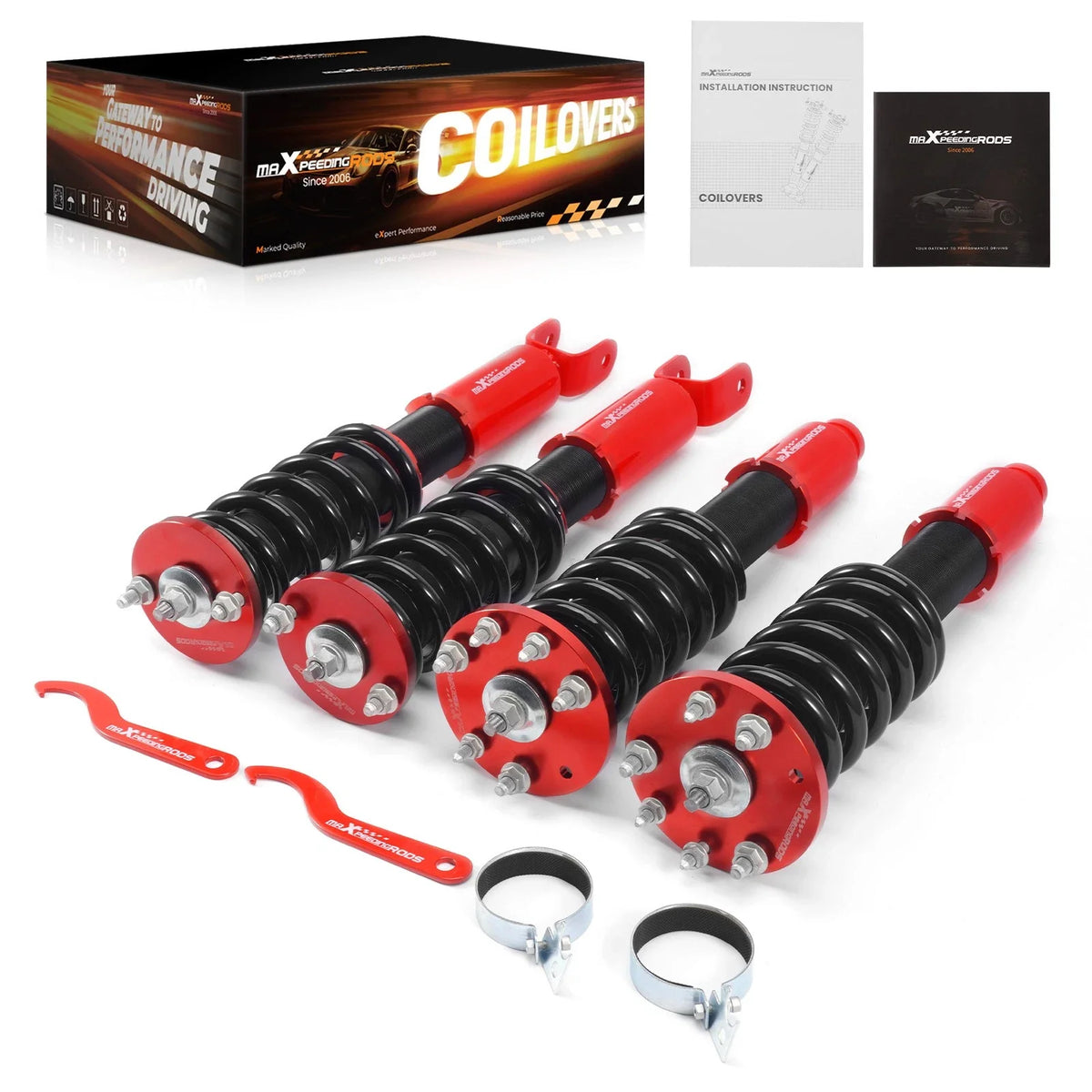 Adjustable Coilover Suspension Kit for Honda Accord (2008–2012)