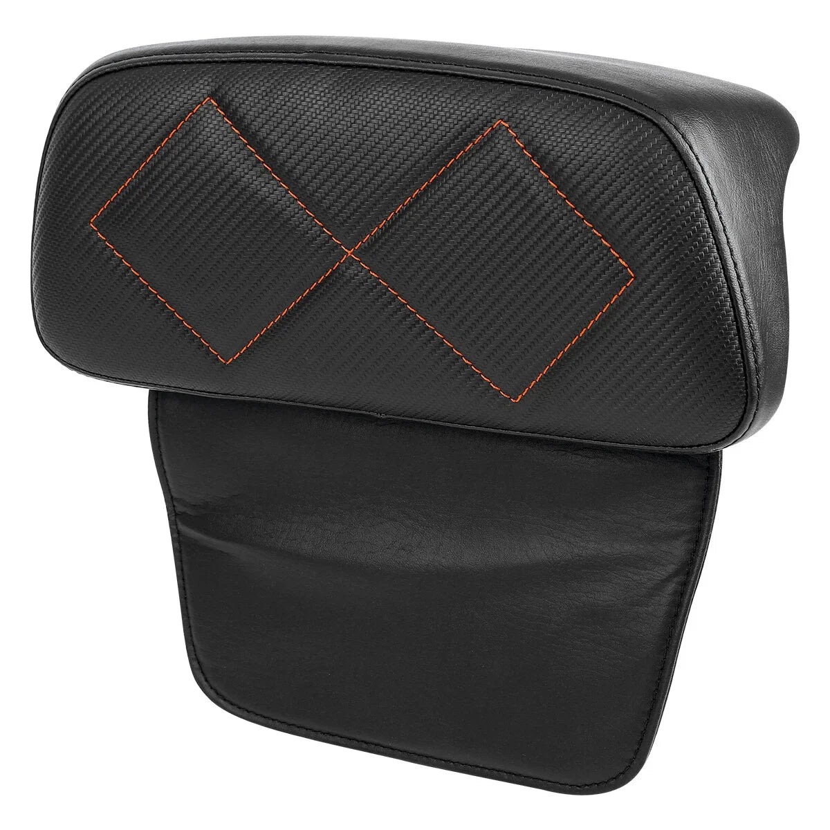 Black Rear Passenger Backrest for Harley Touring, Road Glide (2014–2023)