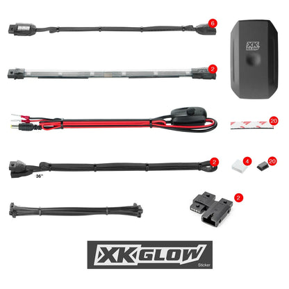8pc Accent Light App Kit Mini for Toyota Hilux N70 2005-2015
