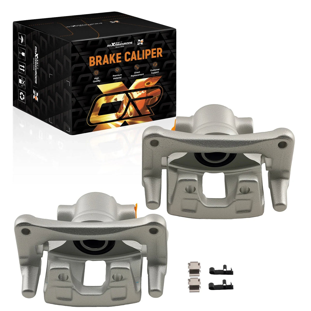 Rear Brake Calipers with Bracket for Dodge Avenger/Caliber (2008–2014)
