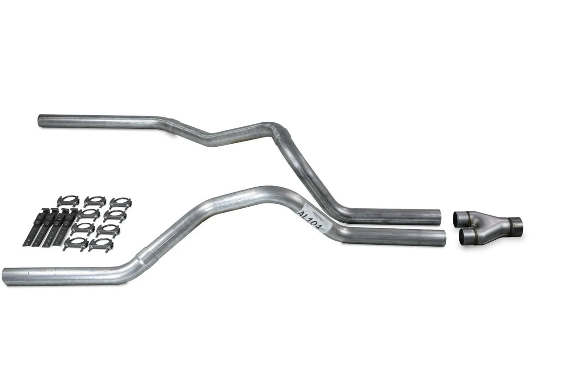 Dual Exhaust Kit for Ford F-150 (1998–2003) - 2.5" Clamp-On, Dual Exit