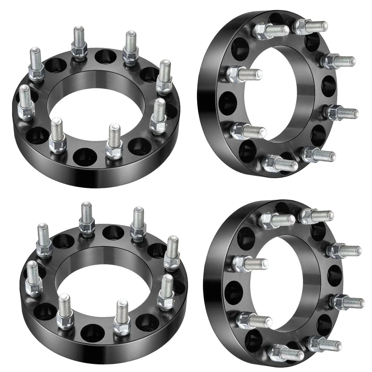 4-Piece Wheel Spacer Set 1.5" 8x180 for Chevrolet Silverado/Sierra HD