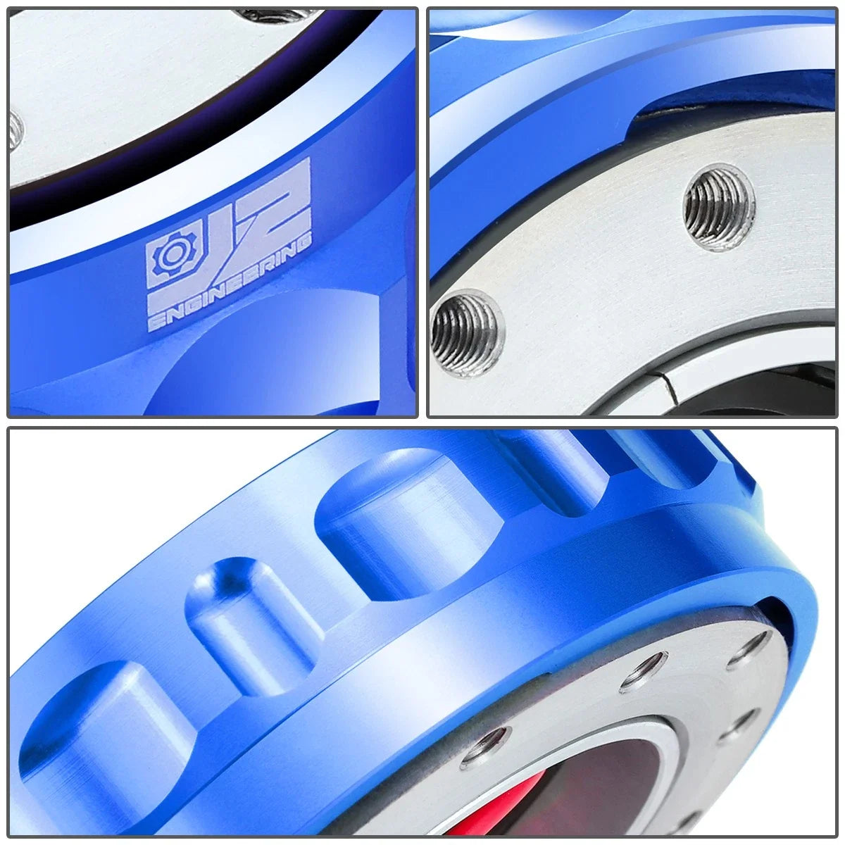 Steering Wheel Quick Release Hub Adapter Kit for Universal Vehicles (J2)