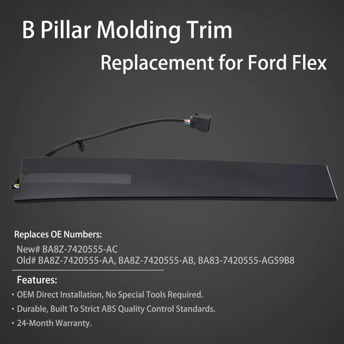 Keypad Door Entry Trim Left Side for Ford Flex (2010–2019)