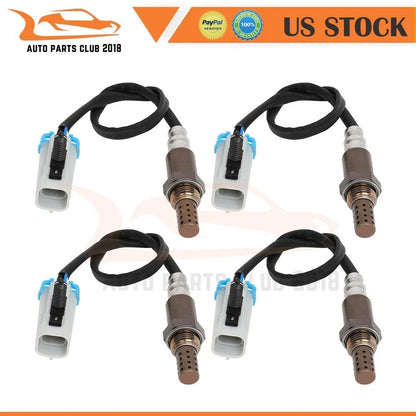 4-Pack O2 Oxygen Sensors for GMC Sierra 1500 4.8L (2000–2002)