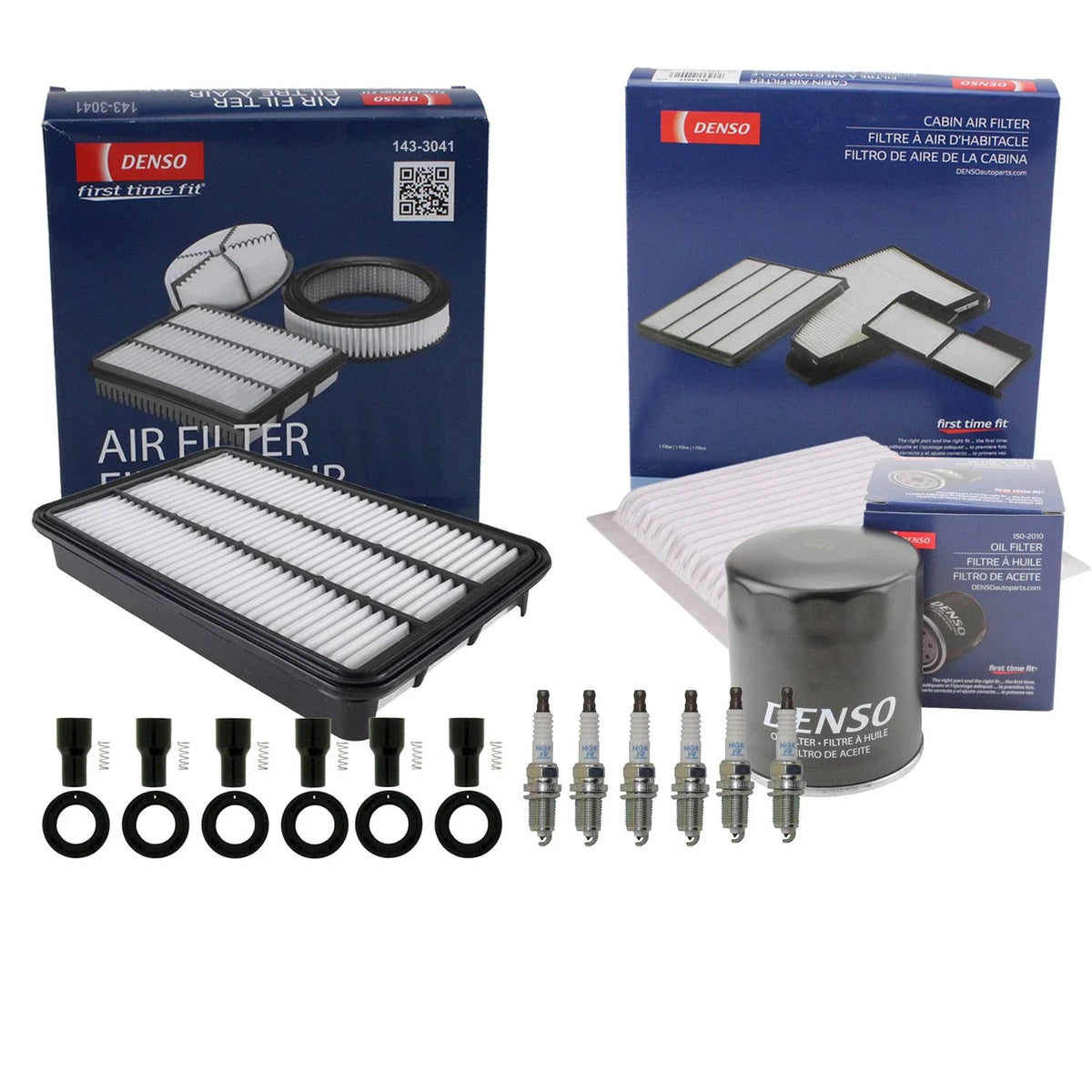 Tune Up Kit with NGK 6 Spark Plugs & Boots for RX300 (1999-2003)