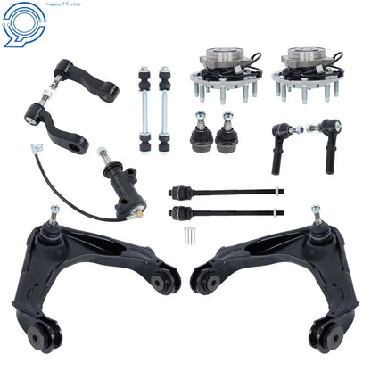 Front Control Arm with Wheel Bearing Hub for 2001-2004 Chevrolet Silverado 2500