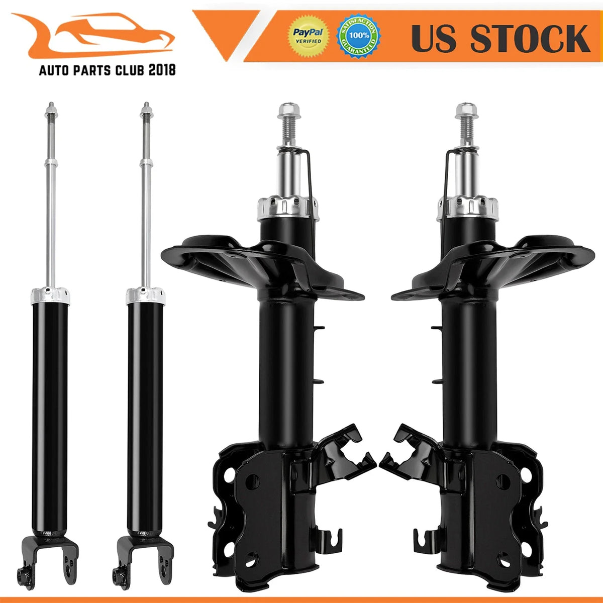 Set of 4 Shocks Struts for Nissan Altima (2002–2006)