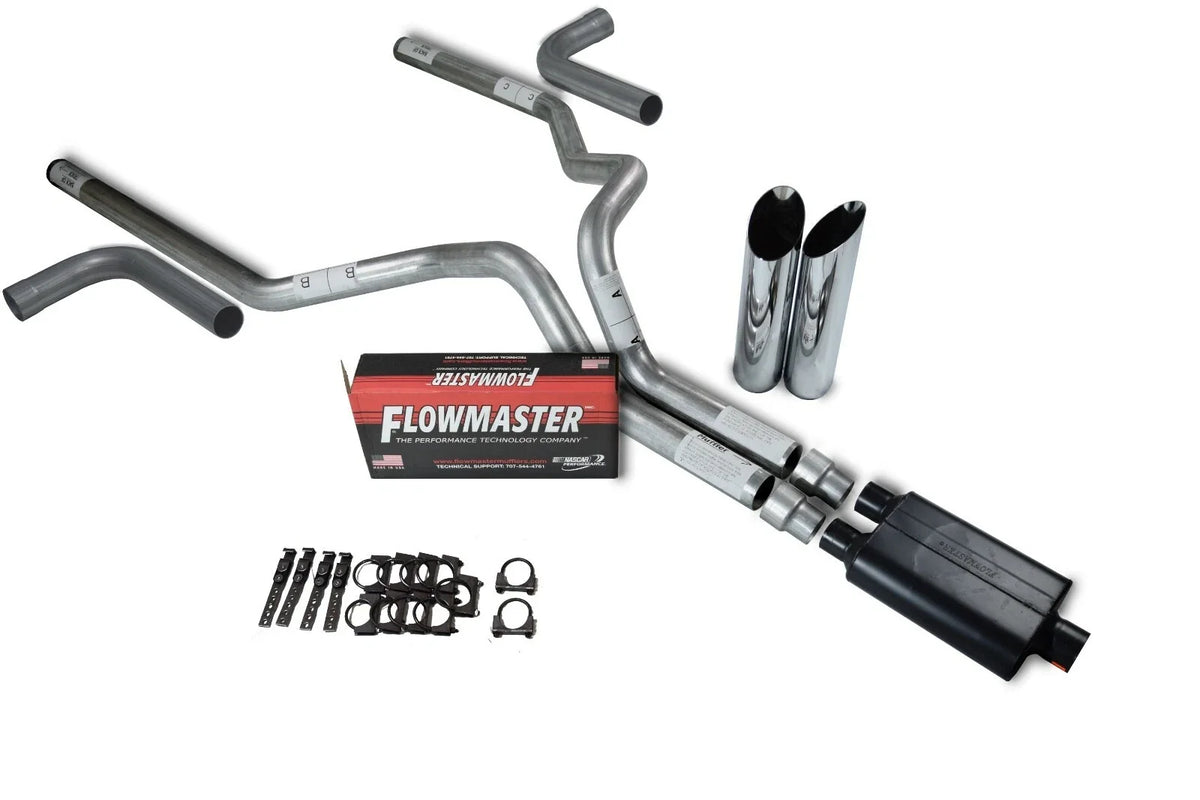 3" Dual Exhaust System for 2004-2008 Dodge Ram 1500 with Flowmaster 40